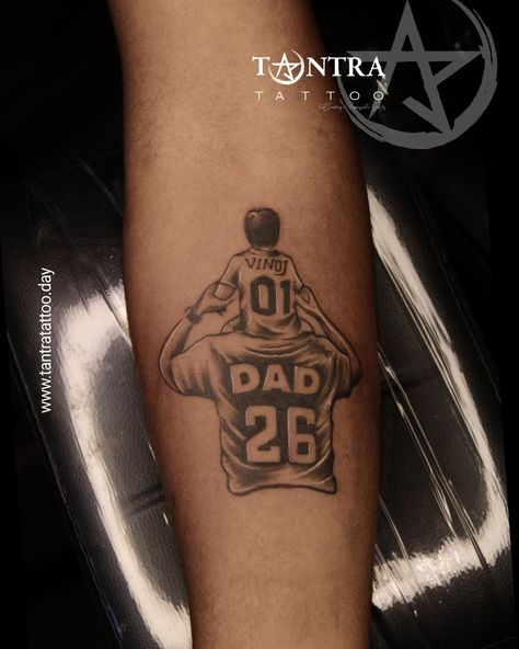 Tattoos For Dads With Sons, Tattoo Ideas For Father, Father Tattoo For Son, Dad Son Tattoo Design, Father And Son Tattoo Design, Son Tattoo For Dad, Dad And Son Tattoo, Luca Tattoo, Father And Son Tattoo