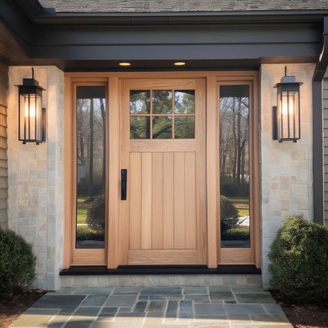 Entry Exterior, Wedding Paris, Door Entrance, Exterior Front Doors, House Front Door, Barn Style House, Atticus, Entry Way, New Home Designs