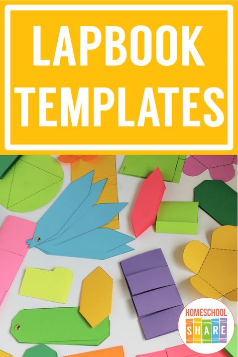 Lapbook Templates - Homeschool Share Lapbook Ideas Lap Books, Lapbook Templates Free, Lap Book Ideas, Flipbook Template, Lapbooks Free, Lapbook Templates, Interactive Lapbooks, Foldables Templates, Interactive Notebooks Templates