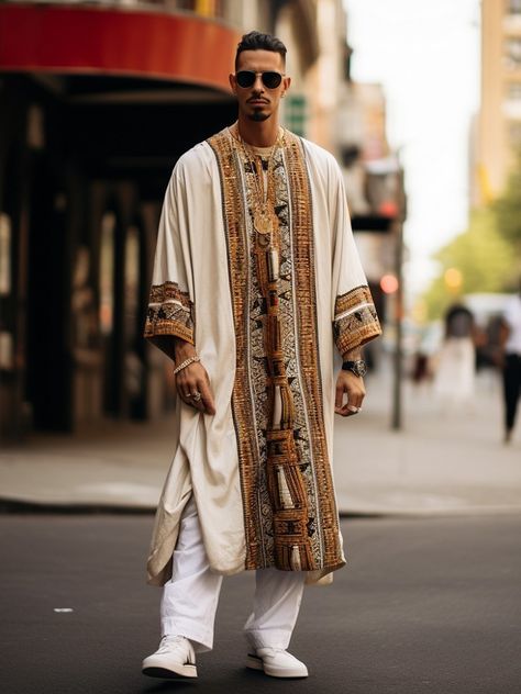 Indian Wedding Outfits For Men, Moroccan Outfit, Agbada Design, Men Kaftan, Moroccan Clothing, Hippie Lifestyle, Kurta Men, Wedding Outfit Men, Moroccan Fashion