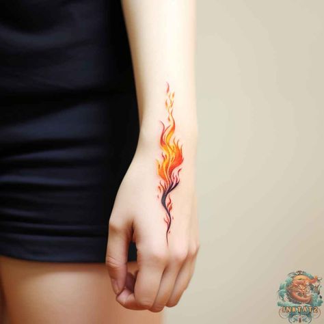 Purple Fire Tattoo, I Am The Fire Tattoo, Flame Line Tattoo, Hand Fire Tattoo, Fire Tattoo Designs, Flame Tattoo, Flame Tattoos, Fire Tattoo, Purple Fire