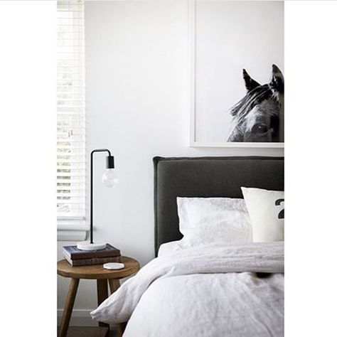 black + white Black Bed Linen, Grey Linen Bedding, Bed Linen Design, Simple Bed, Luxury Bedding Sets, Bed Linens Luxury, Bed Head, Main Bedroom, Beautiful Bedding