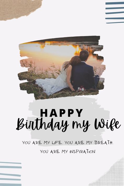 Romantic Birthday Wishes for Wife Birthday For Wife Romantic, Happy Birthday To Wife Love You, Birthday My Wife, Happy Bday Wishes, Special Happy Birthday Wishes, Cool Happy Birthday Images, Heart Touching Birthday Wishes, Wife Birthday Quotes, Birthday Wishes For Love