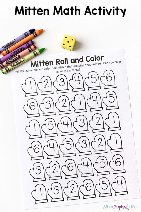 Game For Preschool, Numbers Game, Prek Math, Winter Kindergarten, Winter Math, Free Printable Activities, Winter Preschool, Math Activity, Math Methods