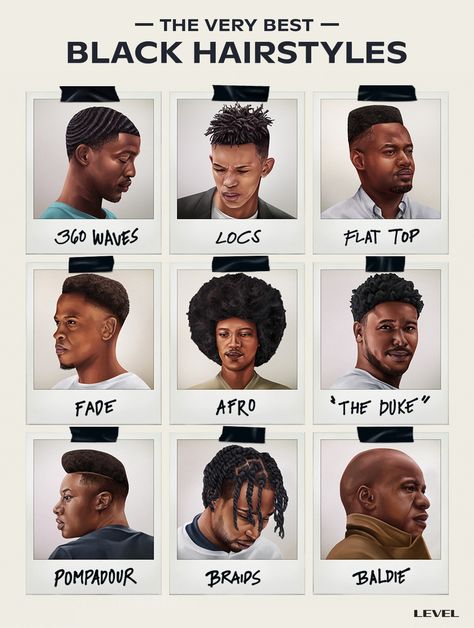 Haircuts For Black Man, Hair Type Chart Men, African Hair Styles Men, Hair Line Up Mens, Nigerian Men Hairstyles, Men Curly Hairstyles Black, 90s Hairstyles Men Black, Black Males Hairstyles, Black Hairstyles Men Short