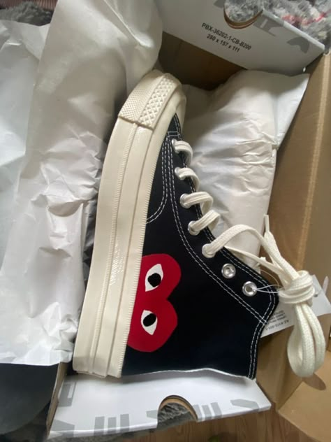 Comme Des Garcons Shoes, Cdg Converse, Bape Shoes, Tenis Converse, Converse Aesthetic, Pretty Sneakers, Tenis Vans, Pretty Shoes Sneakers, Cute Nike Shoes