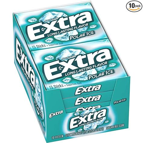 Extra Polar Ice Gum, Polar Ice Gum, Extra Chewing Gum, Fini Tubes, Ice Bubble, Extra Gum, Pack Of Gum, Gum Flavors, Healing Tips