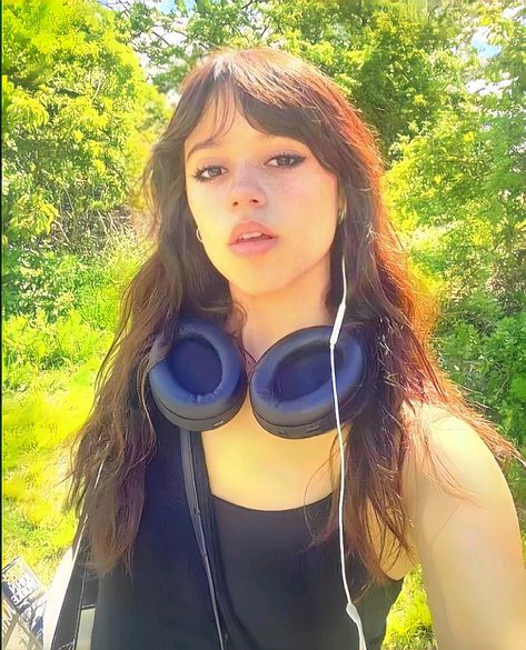 Headphones, Jenna Ortega, A Woman