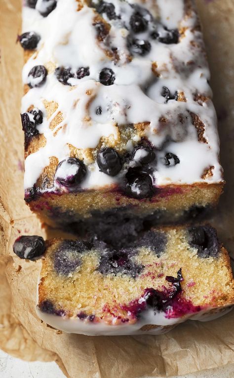 Yotam Ottolenghi Recipes, Ottolenghi Recipes, Loaf Cake Recipes, Lemon Bread, Blueberry Bread, Blueberry Cake, Loaf Cake, Savoury Cake, Lemon Cake