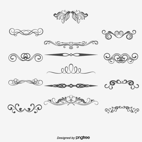 decorative motifs,lace pattern,lace shading,frame,decorative,motifs,lace,pattern,shading Divider Clipart, Text Dividers, Page Dividers, Cursive Alphabet, Decorative Lines, Best Friend Tattoos, Lettering Styles, Friend Tattoos, Mehandi Designs