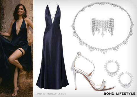 James Bond Theme Party Outfit, James Bond Dresses, Bond Girl Outfits, Bond Girl Dresses, James Bond Outfits, 007 Party, Bond Outfits, Bond Dress, Bond Women