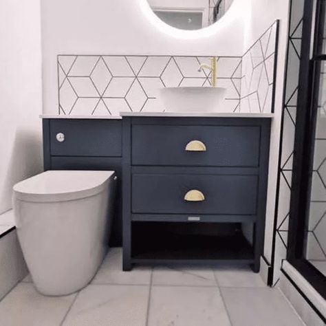 Bathroom Toilet Sink Unit, Sink And Toilet Unit, Harvey George Vanity Unit, Bathroom Toilet And Sink Vanity Unit, Sink And Toilet Vanity Unit, Toilet And Sink Vanity Unit, Eaves Ideas, Ensuite Vanity, Toilet Vanity Unit