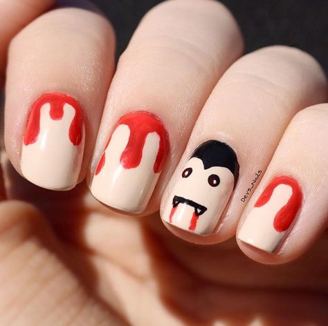 Dracula Nails, Halloween Dracula, Nails Halloween, Halloween 2019, Chic Nails, Halloween Design, Dracula, Nails Nailart, Halloween Nails