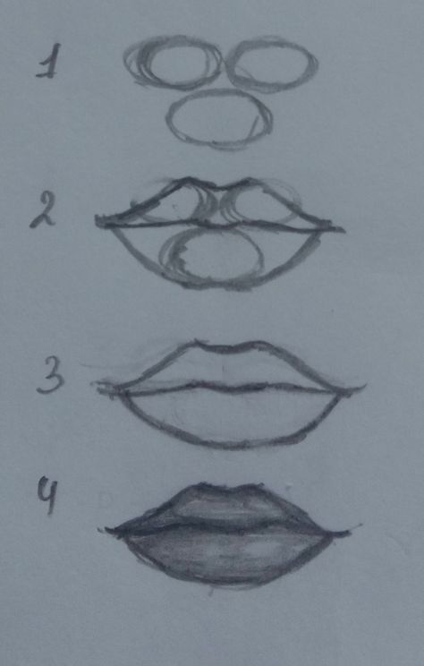 How To Draw Different Types Of Lips, How To Draw Small Lips, Easy Drawings Lips, Drawing Lips Easy, Lips Sketch Step By Step, How To Draw Lips Easy, How To Draw A Lips, Lips Drawing Sketch, How To Draw Lips Step By Step