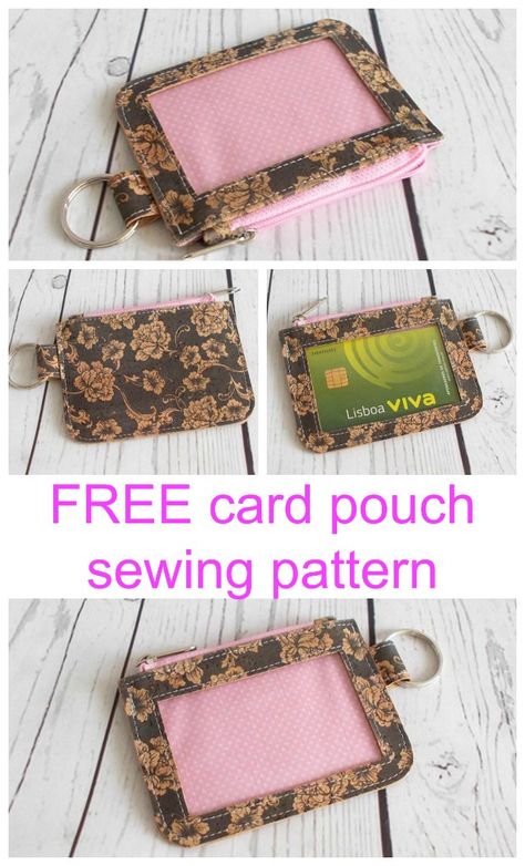 FREE coin purse sewing pattern. Super cute, super easy, super useful, I carry this little wallet everywhere. Coin Purse Sewing Pattern, Coin Purse Sewing, Make A Purse, Purse Sewing, Wallet Sewing Pattern, Sew Wallet, Sewing Tricks, Purse Sewing Patterns, Card Pouch