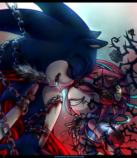 Sonic TH: Near and Far by sonamy-25 Black, Sonic Exe X Amy, Sonic Exe, Black Knight, Sonic, Deviantart