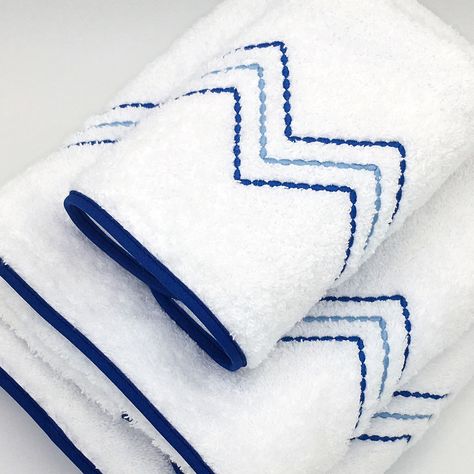 HAMBURG HOUSE - Custom Embroidery / Fine Linens Towel Embroidery Designs, Embroidered Bath Towels, Bed Cover Design, Designer Bed Sheets, Brother Embroidery Machine, Towel Embroidery, Nautical Wall Decor, Pillow Styling, Towel Collection