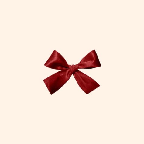 Red Bow, Iphone, Red, White