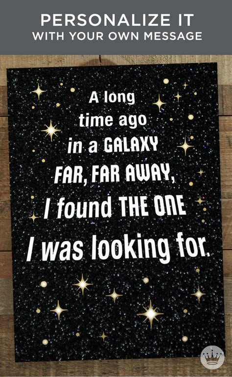 Star Wars Romance, Words For Girlfriend, Star Wars Valentines, Inspiring Messages, Star Wars Diy, Star Wars Wedding, Star Wars Love, Doodle Ideas, Anniversary Ideas