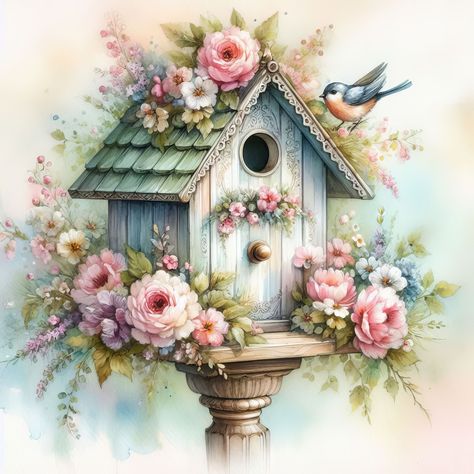 Decorative bird houses