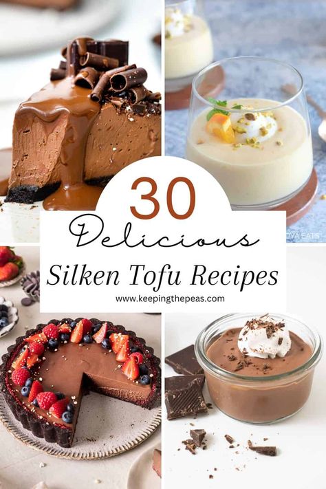 Tiramisu, Essen, Tofu Tiramisu Recipe, Silken Tofu Pudding Vegan, Tofu Mousse Recipes, Tofu Recipes Sweet, Silken Tofu Chocolate Pudding, Silky Tofu Recipes Desserts, Silk Tofu Dessert