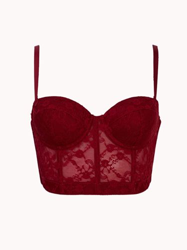 11 Red-Hot Lingerie Picks Red Corset Top, Strap Bra, Strapless Bustier, Red Corset, Corset Bra, Convertible Bra, Hot Lingerie, Elegante Casual, Corset Lingerie