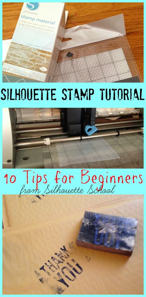 Silhouette Cameo 2, Silhouette Mint, Diy Vinyl Projects, Make Your Own Stamp, School Stamps, Silhouette Cameo 4, Silhouette Curio, Silhouette Cameo Tutorials, Silhouette School