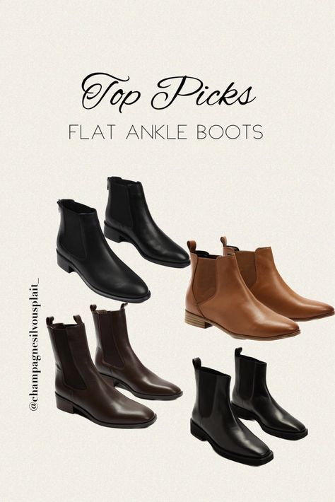 Shop MILLA FLAT ANKLE BOOTS BLACK … and other curated products on LTK, the easiest way to shop everything from your favorite creators. Flat Black Boots For Women, Black Ankle Boots Flat, Flat Boots Outfit Ankle, Flat Ankle Boots Outfit, Pointed Boots Outfit, Flat Boots Outfit, Dress With Ankle Boots, Black Flat Ankle Boots, Outfit Links