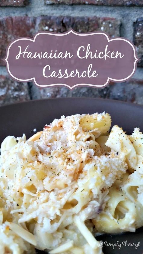 Hawaiian Chicken Casserole is a super quick, super casserole for those nights when you are in a hurry. Chicken Casserole, Chicken Casserole Dinners, Hawaiian Chicken, Chicken Main Dishes, Hawaiian Food, Easy Casserole Recipes, Chicken Recipes Casserole, Easy Casserole, Cream Of Chicken Soup