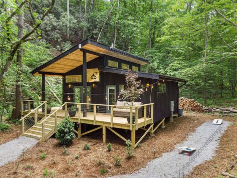 Redwood Cabin Plans 2 Bedroom | eBay Lean To Cabin, Redwood Cabin, Tiny House Mobile, House Plans With Loft, Tiny Mobile House, House Plan With Loft, Plant Store, 2 Bedroom House Plans, Living Small