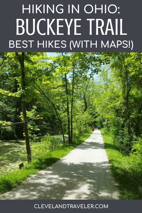 Everything you need to know about hiking the Buckeye Trail near Cleveland, Ohio. #hiking #ohiotravel Buckeye Trail Ohio, Hiking In Ohio, Ohio Hikes, Ohio Camping, Ohio Hiking, Ohio Attractions, Camping In Ohio, Bicycle Trail, Cuyahoga Valley National Park