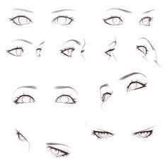 Guide To Rendering Expressive Eyes by Wajiha - CLIP STUDIO TIPS Semi Realistic Anime Eyes Tutorial, Eye Construction Drawing, Drawing Eyes Angles, Eyes At Angles, Eyes Guide, Eye Different Angles, Eyes All Angles, Draw Asian Eyes, How To Draw Eyes From Different Angles