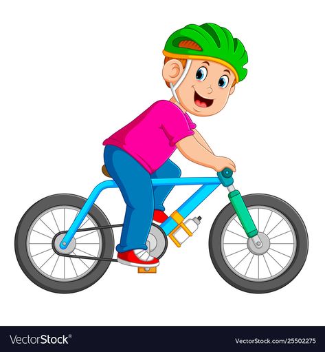 Professional cyclist is riding on bicycle Vector Image Bicycle Clipart, Bicycle Vector, Cartoon Dog Drawing, Bicycle Pictures, Bicycle Illustration, Children's Book Characters, Riding Bicycle, Riding A Bicycle, Ride Bicycle