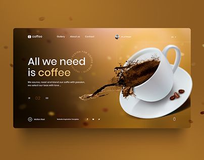 Check out new work on my @Behance profile: "Coffee" http://be.net/gallery/88482203/Coffee Coffee Site, Cafe Website, Design Café, Ui Design Website, Creative Web Design, Webpage Design, Web Design Software, Website Design Layout, Wordpress Website Design