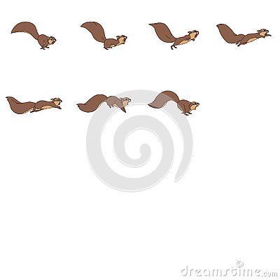 2D animation game sprite for a cartoon Squirrel running /hopping. Available in vector format as well. Squirrel Animation Reference, Squirrel Pixel Art, Squirrel Animation, Well Illustration, Squirrel Running, Animation Sprite, Running Animation, Animal Animation, Game Sprite