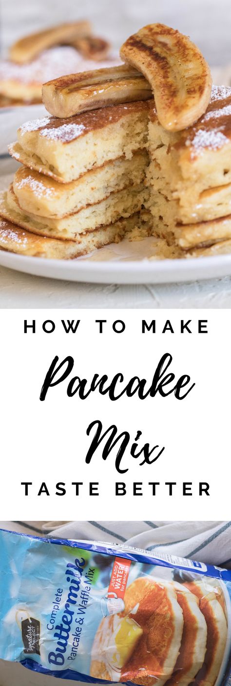 Pancake Mix Uses, Best Pancake Mix, Cake Mix Pancakes, Quick Pancakes, Lifestyle Of A Foodie, Pancake Mix Recipe, Homemade Pancake Recipe, Pancake Mix Recipes, Make Pancakes