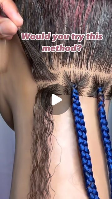 Nay | Naperville, IL Hairstylist/ Braider on Instagram: "Have you ever seen this technique for doing braids?   Full tutorial on my YouTube channel showing different methods on how to feed in hair for braids. Link in my bio or comment learn below and I will send you the direct link.   ✨The Glamtician   #knotlessbraider #knotlessbraidschicago #learntobraid #braidtutorials #howtobraid #youtuber #youtubevideos #youtubechannel #youtubehair #youtubebraider #youtubevideo" Simple Braids With Extensions, How To Do Box Braids For Beginners, Two Braids Feed In, Adding In Hair For Braids, Back To School Hairstyles Braids 3rd Grade, How To Stretch Braiding Hair, Twist Braid Half Up Half Down, Braiding Map Medium, How To Do Heart Parts In Hair