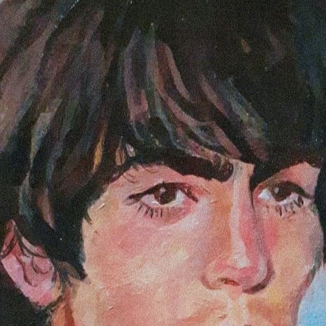 Hunger Schafer, George Harrison Painting, George Harrison Fanart, George Harrison Drawing, The Beatles Painting, Majestic Pictures, George Harrison Cartoon, George Harrison Funny Face, George Harrison Art