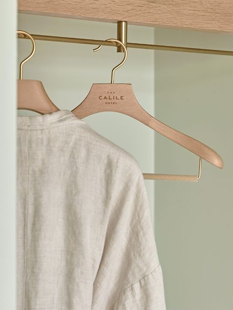 The Calile Hotel –Studio Bland Boutique Hotel Branding, Hotel Brand Identity, Hotel Hanger, Calile Hotel, Hotel Details, Hotel Inspiration, Hotel Towels, Hotel Packages, Hanger Design