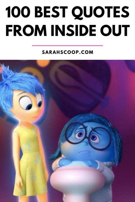 Inside Out Disney quotes Joy Inside Out Aesthetic, Up Quotes Disney, Inside Out Quotes, Inside Out Disney, Disney Tattoos Quotes, Pixar Quotes, Educational Youtube Channels, Inside Out Emotions, Joy Inside Out