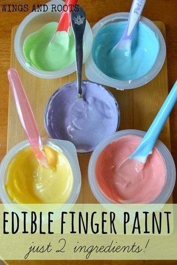 Edible Finger Paint, Finger Paints, Diy Kids Games, Baby Sensory Play, Finger Paint, Toddler Snacks, Toddler Play, Toddler Fun, Baby Diy