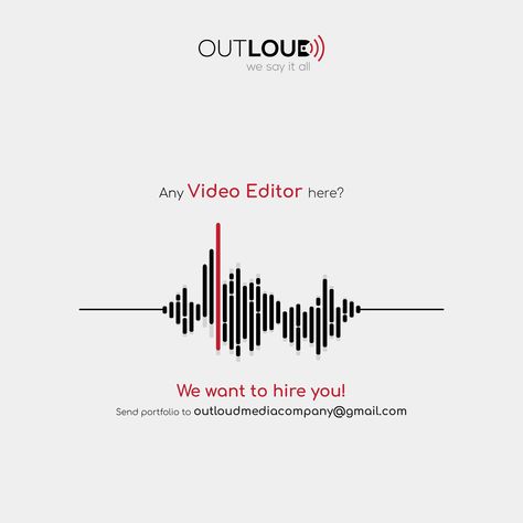 Hiring Video Editor, Video Editor