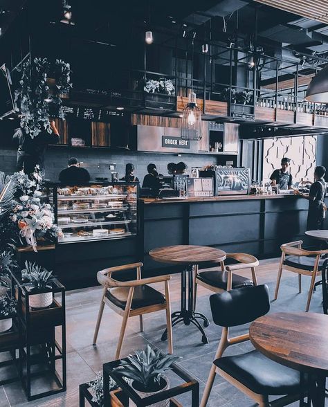 Industrial Coffee Shop, Cafe Industrial, Industrial Cafe, Coffee Shop Interior, Design Portfolio Layout, Coffee Shop Interior Design, Café Design, Design Café, Coffee Shop Ideas