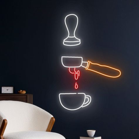 #NeonSigns #BrightIdeas #NeonSignNames #NeonInspiration #NeonRoom #RoomDecor Coffee Shop Neon Sign, Neon Coffee Shop, Cafe Neon Sign, Cafe Lamp, Cafe Neon, Coffee Neon Sign, Coffee Shop Signs, Coffee Shop Photography, Drink Shop