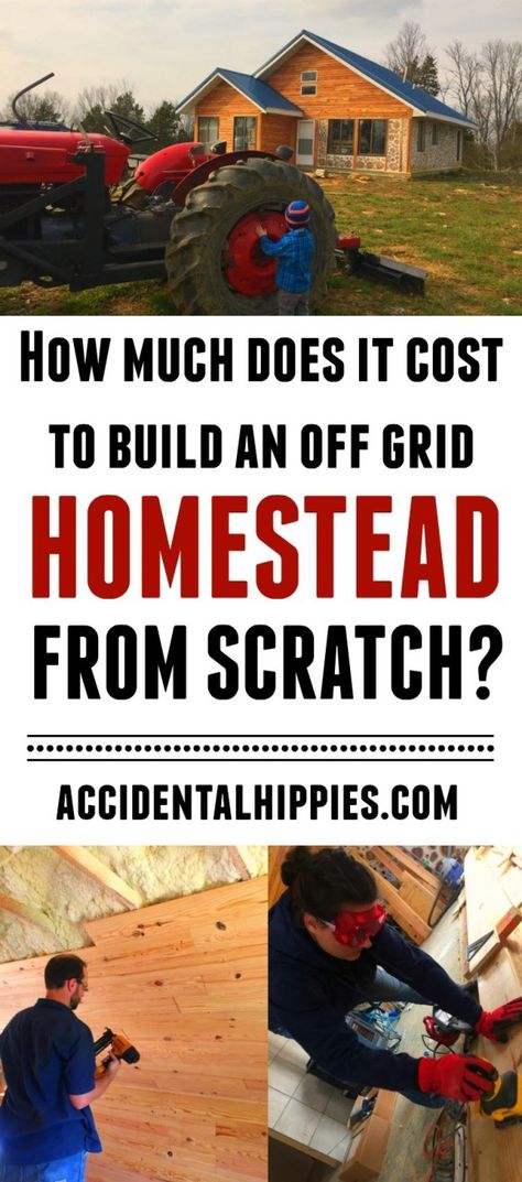 Get a better idea of what it really costs to build a homestead from scratch. Check out our cordwood house and learn the true cost to build from start to finish. Urban Homesteading, Off Grid Homestead, Homestead House, Homesteading Diy, Homestead Farm, Homestead Living, Mini Farm, Cost To Build, Living Off The Land