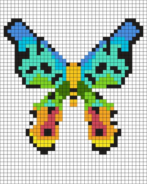 Kandi Patterns for Kandi Cuffs - Animals Pony Bead Patterns Kandi Cuff Patterns, Kandi Cuffs, Easy Perler Bead Patterns, Xstitch Patterns, Kandi Cuff, Pony Bead Patterns, Hama Beads Design, Kandi Patterns, Photo Pattern