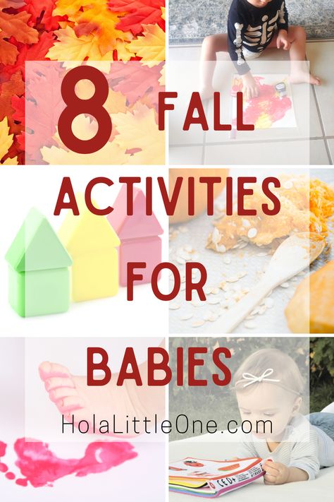 Fall Crafts For 10 Month Old, Fall Crafts For 11 Month Old, Autumn Activities For Infants, Fall Crafts 1 Year, Fall Crafts With One Year Old, Fall Crafts For 16 Month Old, Fall Nursery Crafts, Fall Activities For 6 Month Old, Fall Activity For Infants