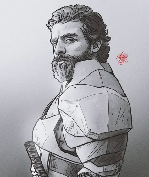 Oscar Isaac as Duke Leto | sketch | Dune FanArt by @mateus.cosme from ig Duke Leto Atreides Art, Oscar Issac And Pedro Pascal, Dune Sketch, Oscar Isaac Fanart, Dune Drawing, Dune Fanart, Duke Leto Atreides, Leto Atreides, Dune Film