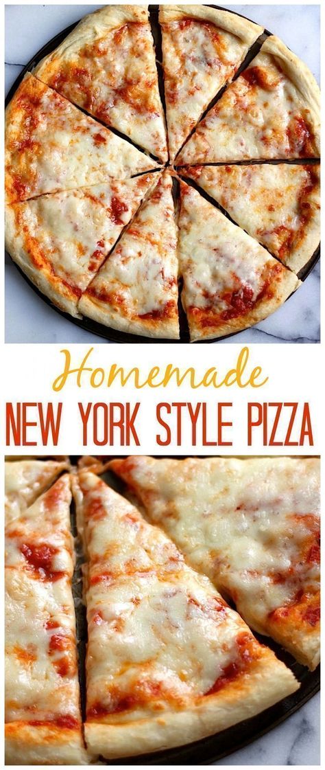 Pizza Baker, Cheese Pizza Recipe, Resep Pizza, Pizza Fatta In Casa, New York Style Pizza, Pizza Recipes Homemade, Läcker Mat, God Mat, Idee Pasto Sano