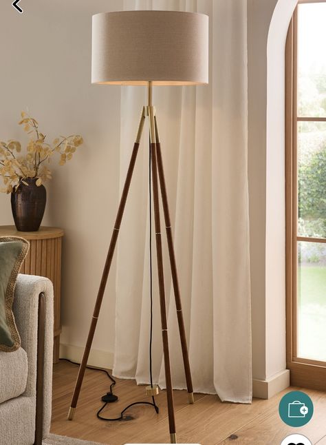 Tripod Floor Lamp, Borg Jacket, Table Tv, Touch Lamp, Buy Wood, Tripod Floor Lamps, Mattress Topper, Brass Accents, Floor Lamp Lighting